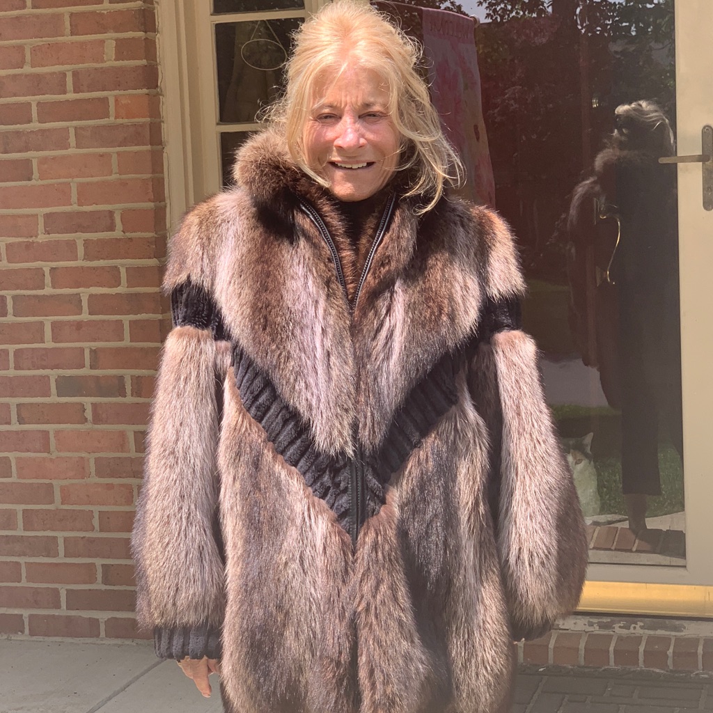 Raccoon Coat With Beaver Inserts